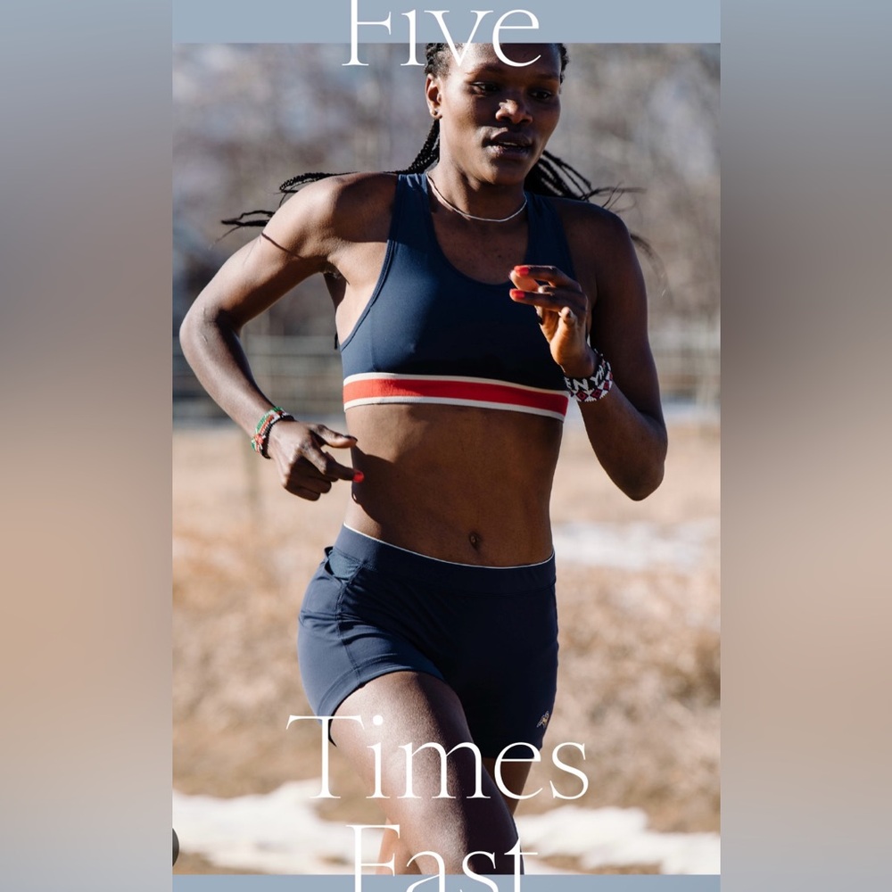 Tracksmith Lane Five Run Training Running Shorts in Navy - XS - Picture 2 of 10